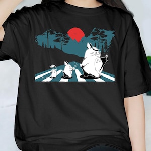 My Neighbor Totoro Road Shirt, Studio Ghibli T-Shirt, Ghibli Shirt, Hayao Miyazaki, Studio Ghibli Gift, Anime Totoro T-Shirt