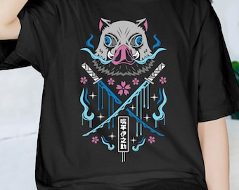 Inosuke Retro Anime T-Shirt, Retro Anime Manga Fans Gift Men and Women