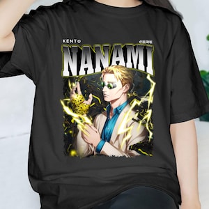 Nanami Kento Anime JJK Shirt, Nanami Vintage Shirt, Anime Manga Fans jjk Shirt Gift Men and Women