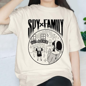 Anya and Mom Shirt, Cute Anya Forger Yor Foger Shirt, Anime Gift Men and Women T-shirt