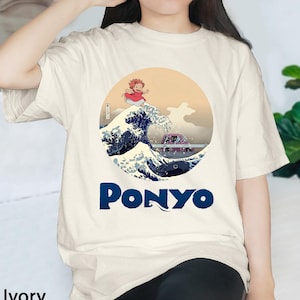 Ponyo Ghibli Shirt, Sweatshirt, Hoodie, Studio Ghibli Shirt, Howl's Moving Castle Shirt, Studio Ghibli Gift Shirt, Y2K Shirt