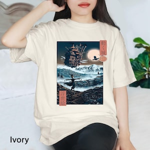 Howl&#39;s Moving Castle Shirt, Sweatshirt, Hoodie, Studio Ghibli Shirt, Howl&#39;s Moving Castle Shirt, Studio Ghibli Gift Shirt, Y2K Shirt