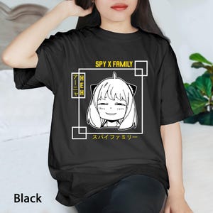 Anya Forger Meme Heh Shirt, Anya Anime Family Shirt, Anime Gift Men and Women T-shirt