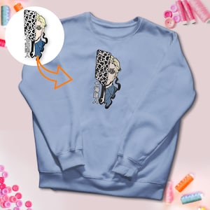 Anime Nanami Kento Embroidered Sweatshirt Nanami JJK Anime Manga Gift