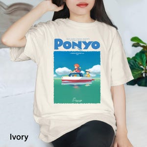 Ponyo Ghibli T-Shirt, Ghibli Shirt, Hayao Miyazaki Studio Ghibli Shirt, Totoro Shirt, Miyazaki Hayao Shirt, Anime Ponyo, Ponyo Ghibli Film