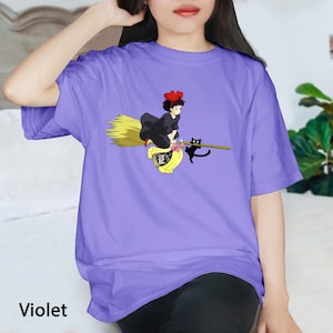 Kikis Lieferservice T-Shirt, Studio Ghibli Shirt, Ghibli Shirt, Hayao Miyazaki, Studio Ghibli Geschenk, Cartoon T-Shirt