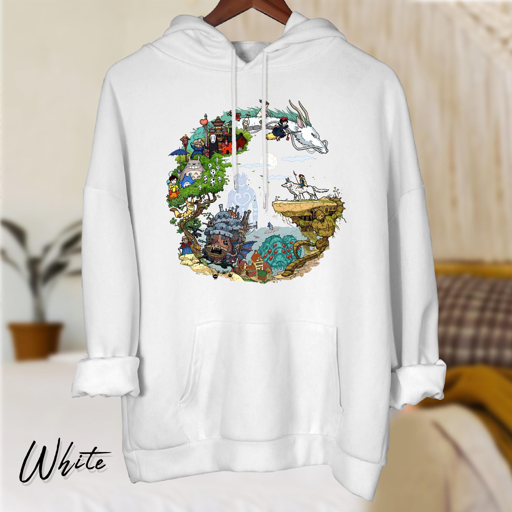 Ponyo Hayao Miyazaki Hoodie Hot Topic Ponyo Sweatshirt HTF Ponyo T - Main Image