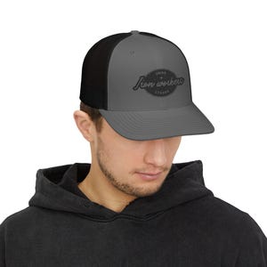 Union Iron Worker Snapback Cap, Labor Day Gift, Construction Worker Hat,Trucker Cap, Retro