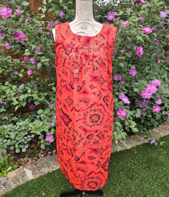 Vintage Ui-MaiKai Sleeveless Dress View 2