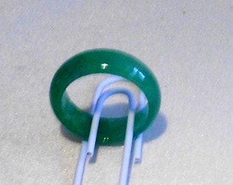 green jade band ring