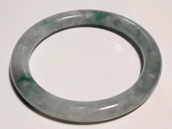 green jade bangle. - image 1