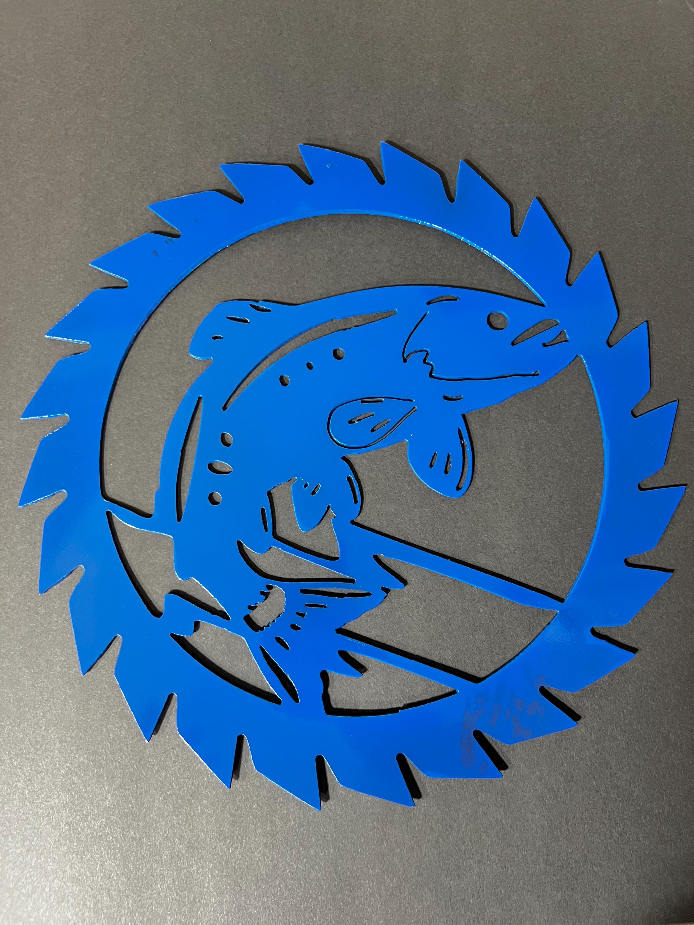 Wildlife Sawblade Sign: Rustic Cabin Decor, Metal Art - Etsy