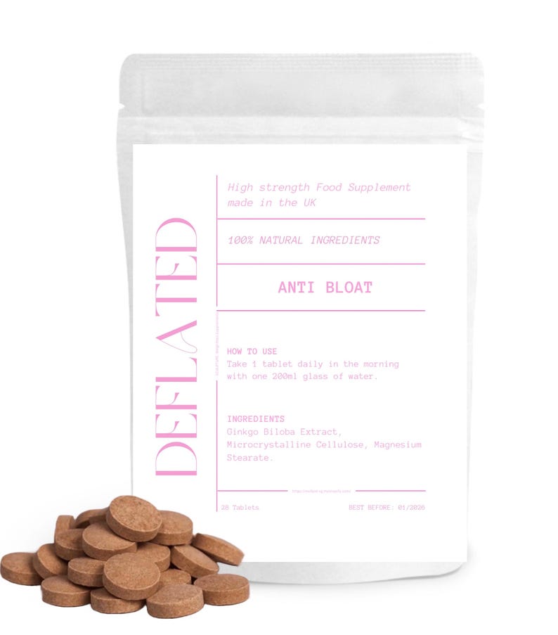 DEFLATED Anti Bloat Tablets - Etsy