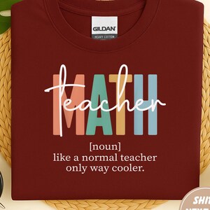 Math Teacher Shirt, Math Teacher Gift, Math Shirt, Mathematician Shirt Gift, Teacher Mom Shirt, Funny Teaching Shirts, Teach Shirt