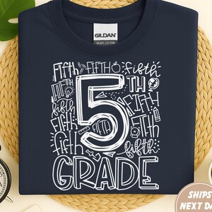 Fifth Grade Shirt, Fifth Grade Teacher Shirt, 5th Grade Teacher Shirt, Retro Teacher Tshirt, Back To School Teacher Shirt, Elementary School