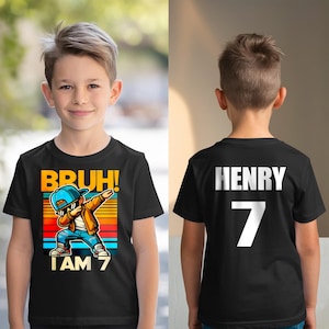 Boys birthday shirt, birthday boy shirt, birthday shirt, toddler birthday, birthday shirt for boy, boy birthday party, bruh its my birthday