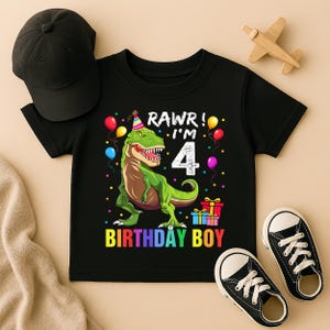 Dinosaur rawr I&#39;m 4 birthday boy 4th fourth birthday shirt, dinosaur 4th birthday shirt, dinosaur birthday, dinosaur shirt , fourth birthday