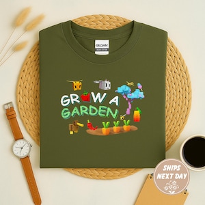 Grow a Garden Candy Blossom Shirt, Candy Flower Shirt, Fruit Gamer Tee, Gardening Gift, Building Block Gaming Shirt, Gamer Roblox Shirt