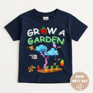 Grow a Garden Candy Blossom Shirt, Candy Flower Shirt, Fruit Gamer Tee, Gardening Gift, Building Block Gaming Shirt, Gamer Roblox Shirt