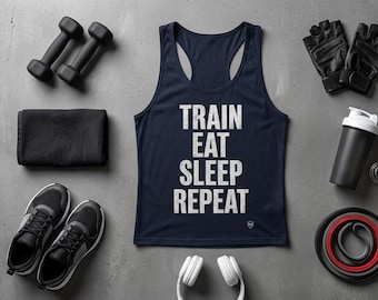 Train Eat Sleep Repeat Tank Top
