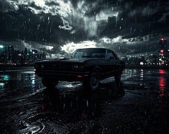 Archivo STL del Ford Mustang Fastback de 1967: modelo de coche clásico imprimible en 3D