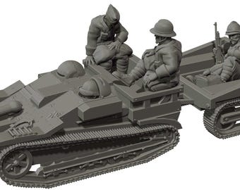 Tank and Soldier 3D Print Stl File