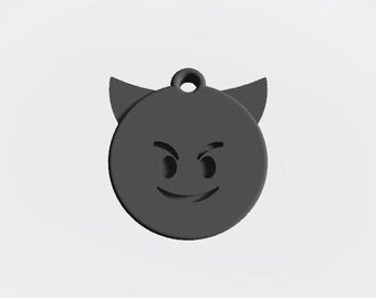 40+ Emoji Gesichter Schlüsselanhänger 3D Druck Stl File