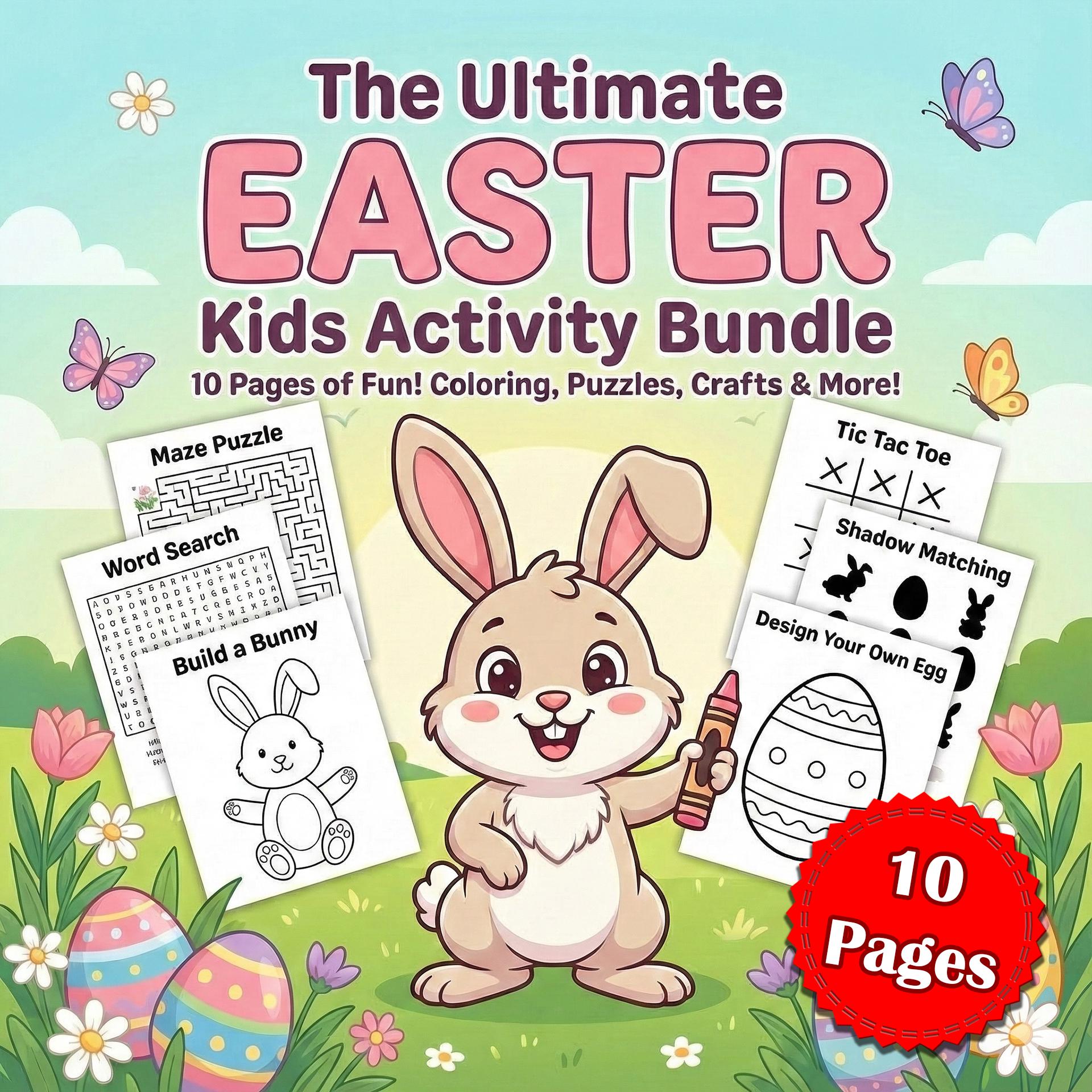 Easter Activity Pack & Printable Classroom Party Games | Word Search ...