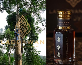 Oud Oil Prachin Crassna 120 Years Old tree Red Sweet Pure Oud 100%  Have Certificate and Patent