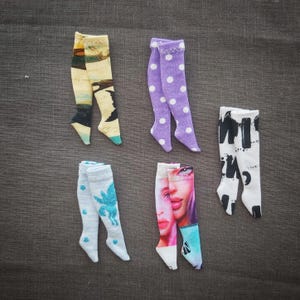 Blythe Doll High Socks Set - 5 pcs, Doll Accessories
