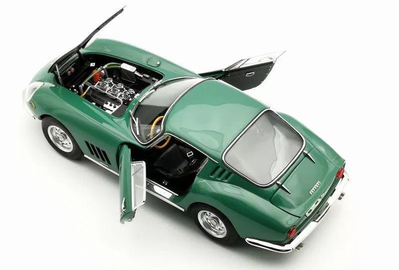 CMC 1/18 Ferrari 275 GTB/C, Verde Pino Metallic Limited ITEM: M-238