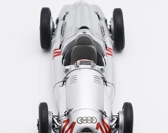CMC 1/18 Auto Union Typ D #14, 1938/39 French GP 1939 Limited ED