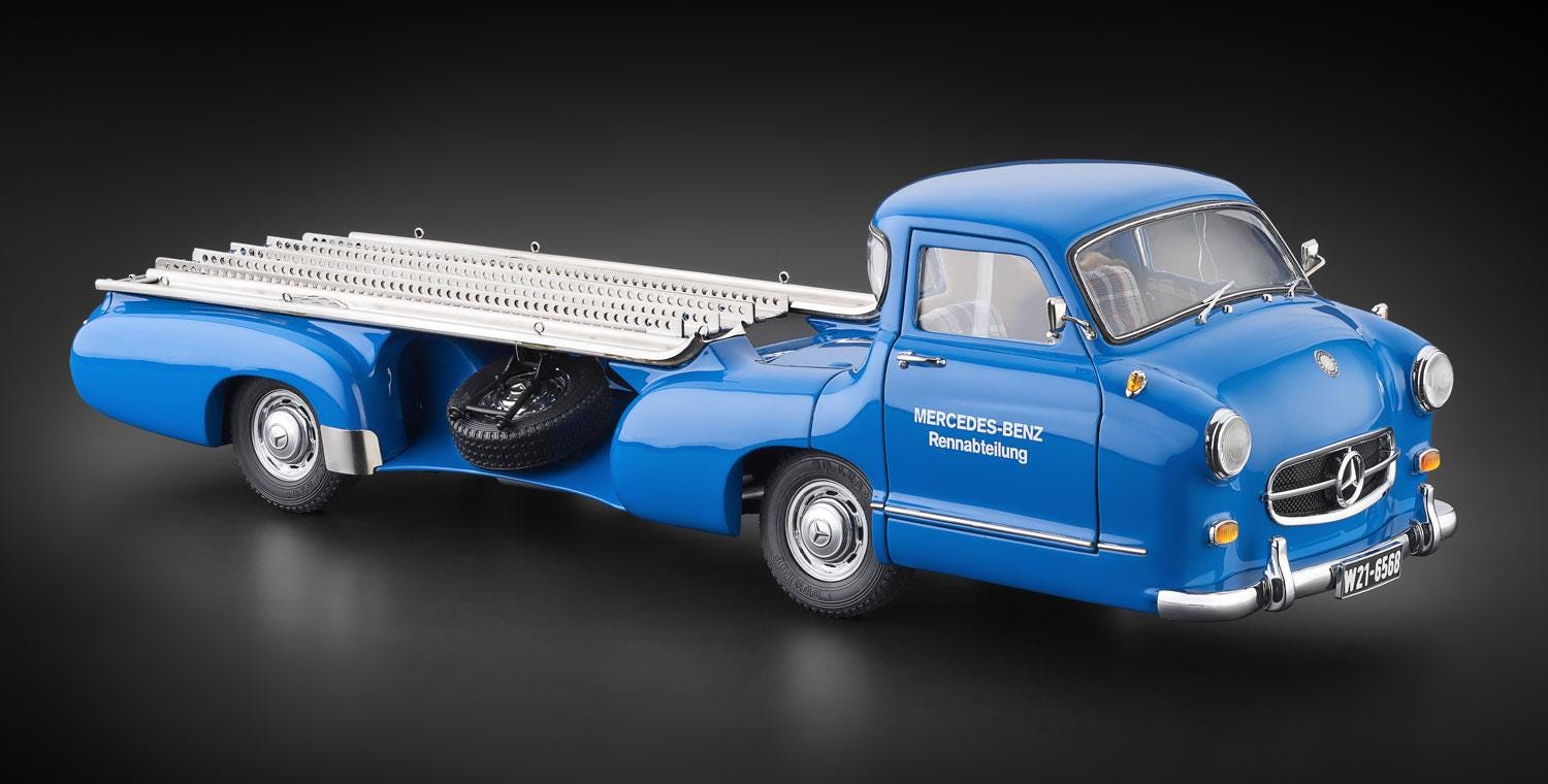 CMC 1/18 メルセデスベンツ 1954 トラック レーシング トランス