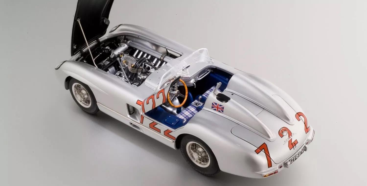CMC 1/18 メルセデスベンツ 300SL SLR(W196S) Mille Miglia Sieger