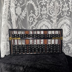 Vintage Chinese Abacus | Suanpan | Calculating Tool