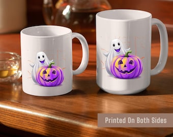 Halloween Ghost Coffee Mug, Cute Ghost Halloween Mug, Fall Gift for Coffee Lover, Gift for Someone Very Special