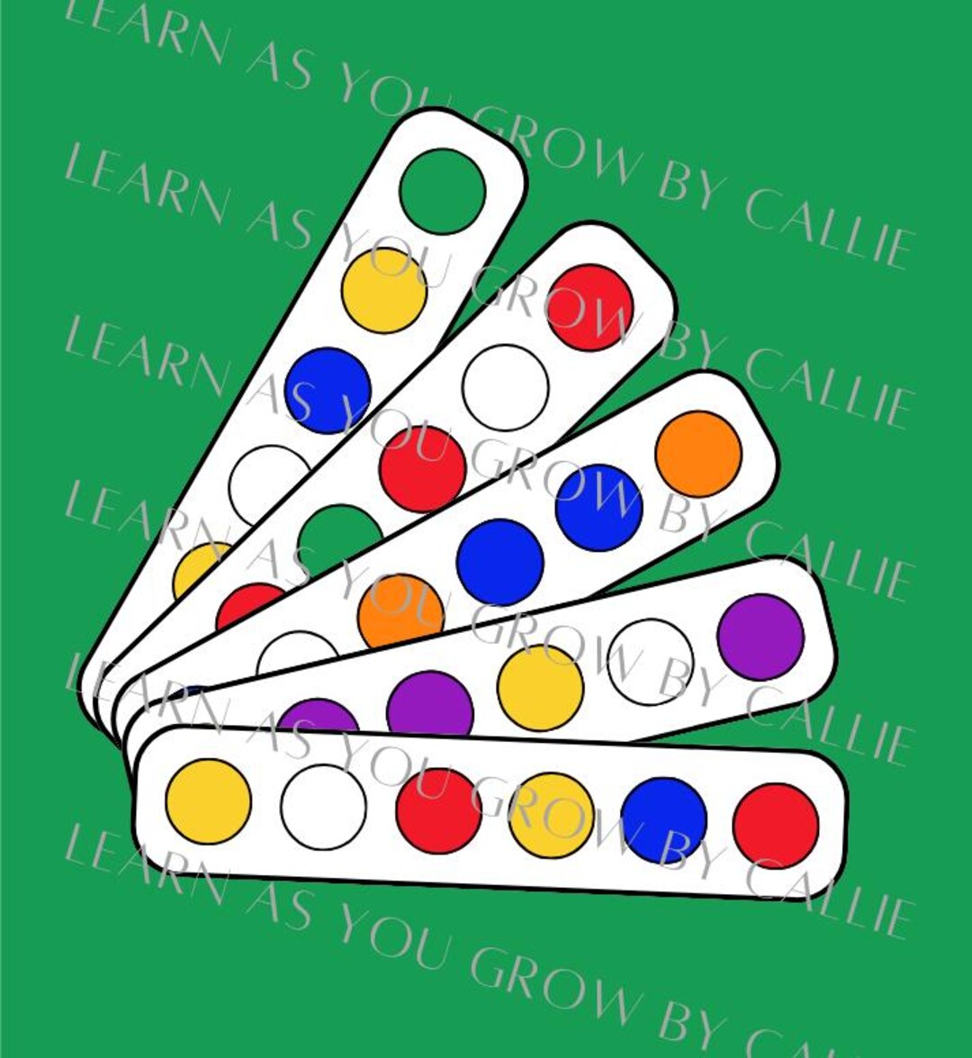 Colorful Dot Pattern Matching, Preschool Patterns, Kindergarten ...