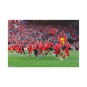 Canvas Print, Liverpool win English Premier league 2025, Wall Art Decor, Soccer Fan Gift, Football Poster, Sports Memorabilia, Home Decor