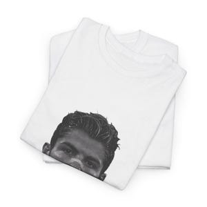 Cristiano Ronaldo T-shirt Unisex T-shirt i kraftig bomull, Fotbollsfangåva, Sportkläder, Fotbollsspelaretröja, Atletiska Kläder bild 4