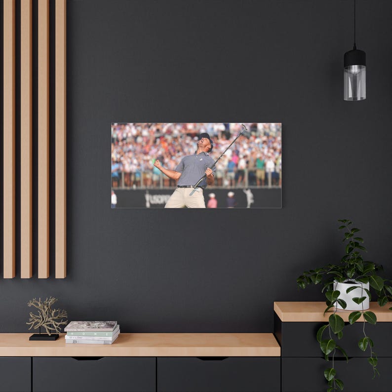 Bryson DeChambeau, vainqueur de l'US Open 2024, impression sur toile, décoration murale de golf image 4