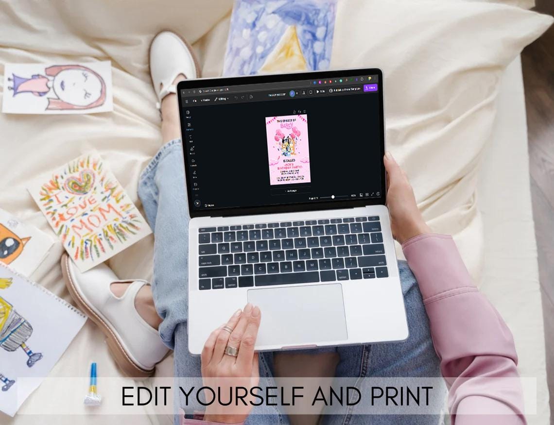 Kids Editable Invite | Digital Download