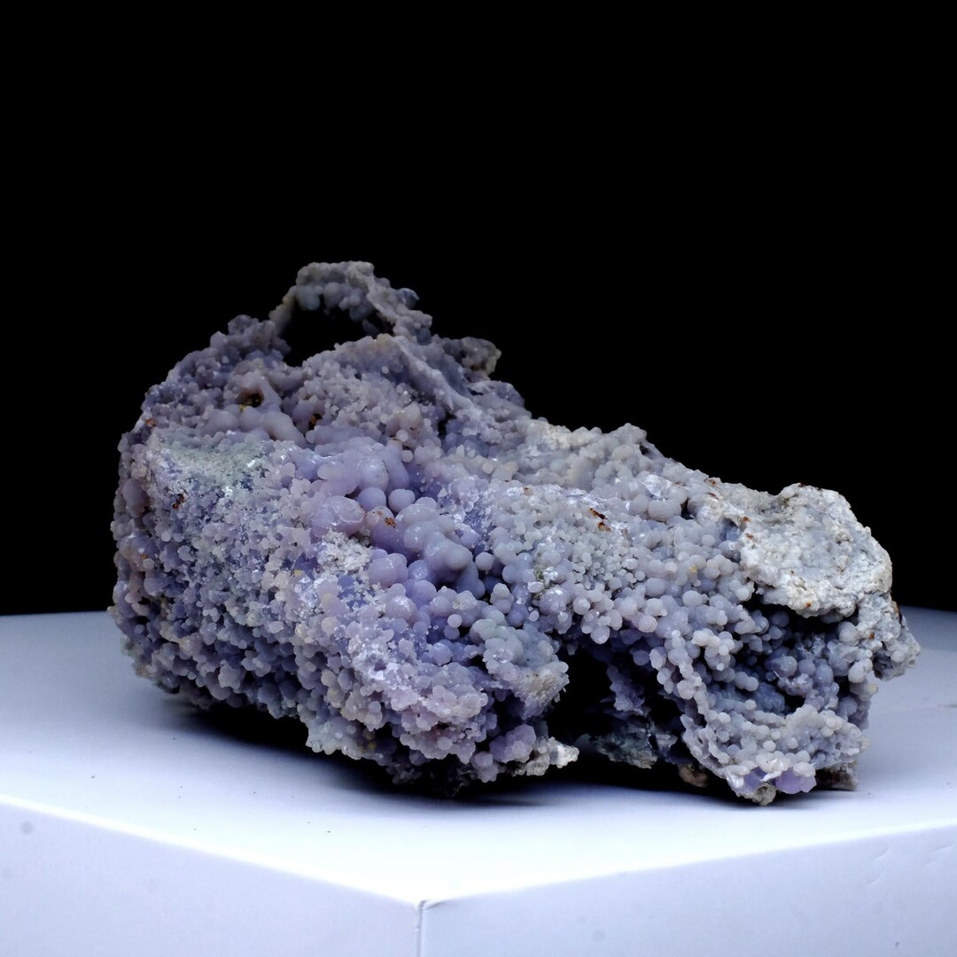 Museum Grade Grape Agate Specimen, Rare Botryoidal Purple Crystal for ...