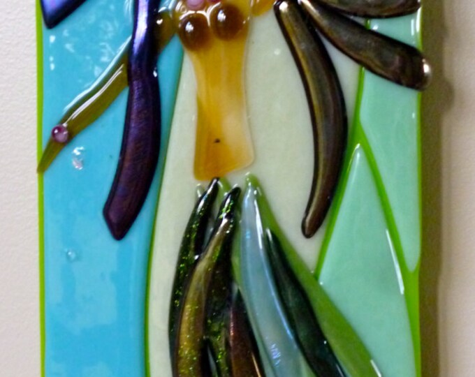 Hula Girl Wall Art Shelly Batha Hawaii Island Fused Glass Etsy