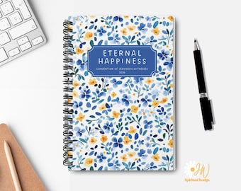 JW 2026 Convention Notebook Eternal Happiness JW Convention Journal Baptism Gift Best Life Ever Hardcover or Spiral Journal • JW Gifts