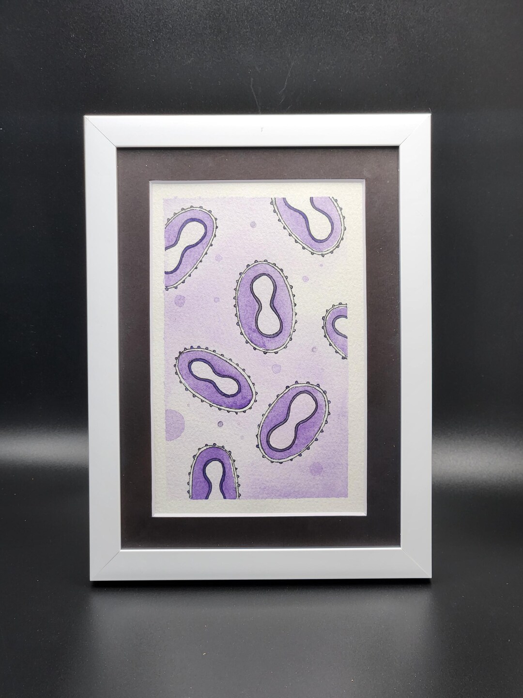 Variola (smallpox) Virus Watercolor Print - Framed - Etsy