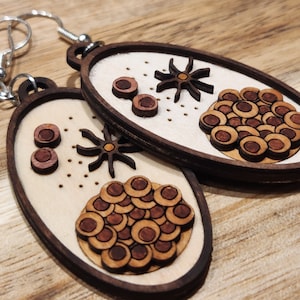 Germinal center earrings