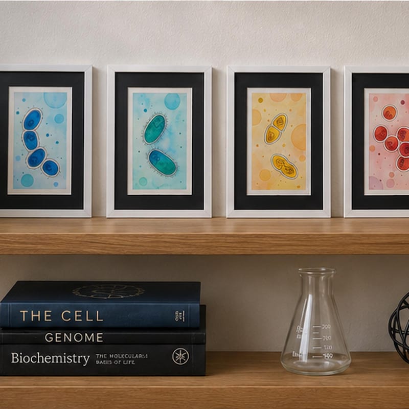 Bacteria Wall Art - Etsy