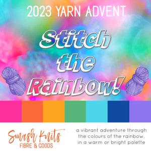 Yarn Advent Calendar 2023 Gift Box for Knitters Crocheters Weavers