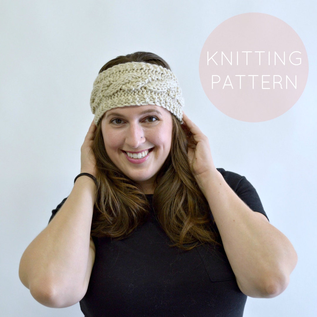 Instant Download Knitting Pattern Womens Earwarmer Pattern - Etsy