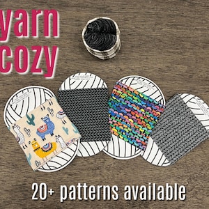 Cotton Yarn Cake Cozy: Skein Sleeve, Yarn Minder